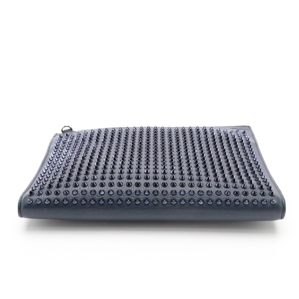 Christian Louboutin Convertible Skypouch Clutch Grained Calfskin Leather - EUC - Picture 4 of 16